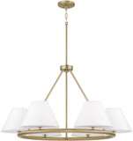 Capital Lighting 453261MA Parson Contemporary Matte Brass Chandelier Lamp