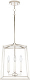 Capital Lighting 537641PN Thea Polished Nickel 12" Foyer Light Fixture