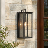 Capital Lighting 934612BK Hunt Black Exterior Wall Light Fixture