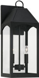 Capital Lighting 946321BK Burton Black Exterior Wall Lighting Fixture
