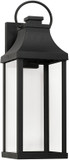 Capital Lighting 946421BK-GL Bradford Black Outdoor 10" Wall Sconce Light