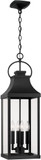 Capital Lighting 946442BK Bradford Black Outdoor Pendant Light