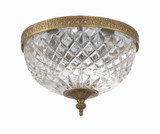 Crystorama 117-10-OB Olde Brass Ceiling Light