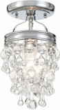 Crystorama 131-CH_CEILING Calypso Modern Polished Chrome Home Ceiling Lighting