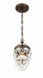 Crystorama 131-VZ Calypso Vibrant Bronze Mini Pendant Lamp