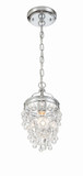 Crystorama 131-CH Calypso Polished Chrome Mini Lighting Pendant