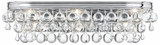 Crystorama 133-CH Calypso Polished Chrome 23" Bathroom Lighting
