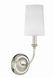 Crystorama 2241-PN Sylvan Polished Nickel Sconce Lighting