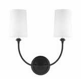 Crystorama 2242-BF Sylvan Black Forged Lighting Sconce