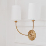 Crystorama 2242-VG Sylvan Vibrant Gold Wall Light Fixture