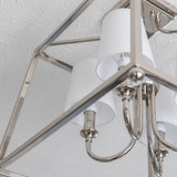 Crystorama 2243-PN Sylvan Polished Nickel Flush Mount Lighting Fixture