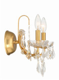 Crystorama 4452-GA-CL-S Filmore Antique Gold Candle Wall Sconce Lighting