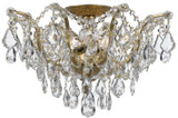 Crystorama 4457-GA-CL-S Filmore Antique Gold 19" Ceiling Lighting Fixture