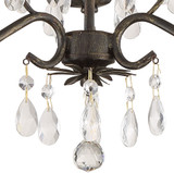 Crystorama 4534-EB-CL-MWP Paris Market English Bronze Mini Lighting Chandelier