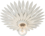 Crystorama 500-MT Broche Modern Matte White Flush Lighting