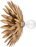 Crystorama 500W-GA Broche Contemporary Antique Gold Wall Lighting Fixture