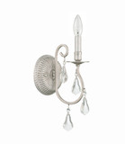 Crystorama 5011-OS-CL-MWP Ashton Olde Silver Wall Lamp
