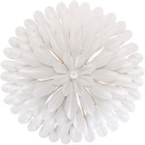 Crystorama 505-MT Broche Matte White Ceiling Lighting Fixture