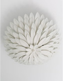 Crystorama 505-MT Broche Matte White Ceiling Lighting Fixture