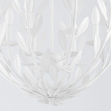 Crystorama 506-MT Broche Matte White 21" Lighting Pendant