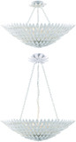 Crystorama 519-MT_CEILING Broche Modern Matte White Flush Mount Lighting