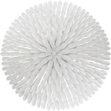 Crystorama 519-MT Broche Modern Matte White Drop Lighting
