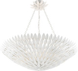Crystorama 519-MT Broche Modern Matte White Drop Lighting