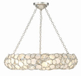 Crystorama 525-SA Palla Antique Silver Lighting Pendant