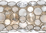 Crystorama 526-SA Palla Modern 24 Inch Wide Antique Silver Vanity Lighting