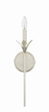 Crystorama 531-SA Broche Modern Antique Silver Wall Light Sconce