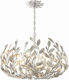 Crystorama 533-SA Broche Antique Silver Drop Ceiling Lighting
