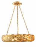 Crystorama 536-GA Broche Modern Antique Gold Drop Lighting