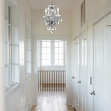 Crystorama 5534-CH-CL-I Traditional Crystal Polished Chrome Mini Chandelier Light