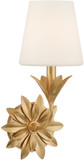 Crystorama 571-OP-GA Broche Antique Gold Lamp Sconce