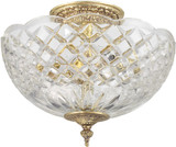 Crystorama 66-CT-OB Milton Modern Olde Brass Ceiling Light