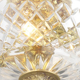 Crystorama 67-CT-OB Milton Modern Olde Brass Ceiling Light Fixture