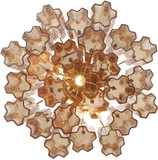 Crystorama ADD-300-AG-AM_CEILING Addis Modern Aged Brass Ceiling Light Fixture