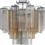 Crystorama ADD-300-CH-AU_CEILING Addis Contemporary Polished Chrome Ceiling Lighting Fixture