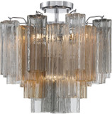 Crystorama ADD-300-CH-AU_CEILING Addis Contemporary Polished Chrome Ceiling Lighting Fixture