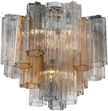 Crystorama ADD-300-CH-AU_CEILING Addis Contemporary Polished Chrome Ceiling Lighting Fixture