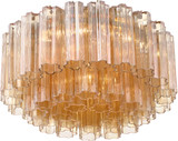 Crystorama ADD-321-AG-AM Addis Modern Aged Brass Home Ceiling Lighting