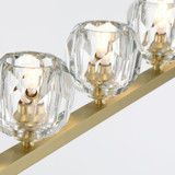 Crystorama ARA-10267-SB Aragon Contemporary Soft Brass LED Kitchen Island Light