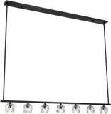Crystorama ARA-10267-MK Aragon Contemporary Matte Black LED Island Light Fixture