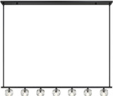 Crystorama ARA-10267-MK Aragon Contemporary Matte Black LED Island Light Fixture