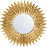 Crystorama BRH-M524-GA Broche Contemporary Antique Gold Mirror