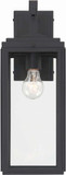 Crystorama BYR-80102-MK Byron Matte Black 6.5" Exterior Wall Sconce