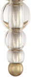 Crystorama CLO-8892-AG Clover Aged Brass Wall Lighting Sconce