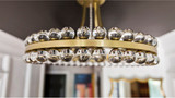 Crystorama CLO-8894-AG Clover Aged Brass Flush Mount Lighting Fixture