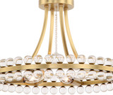 Crystorama CLO-8894-AG Clover Aged Brass Flush Mount Lighting Fixture