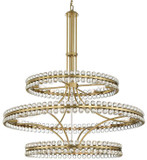 Crystorama CLO-8000-AG Clover Contemporary Aged Brass Chandelier Light
